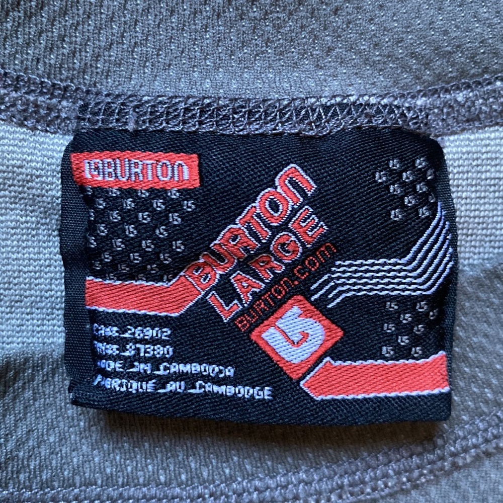🌺 2 for $30 Vintage Burton Base Layer Men’s L - Picture 7 of 11